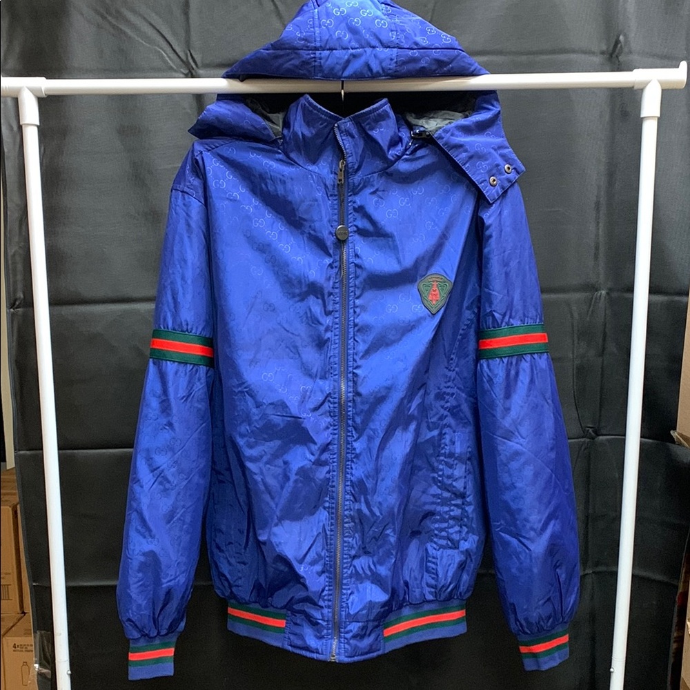 Blue Jacket with Hood
